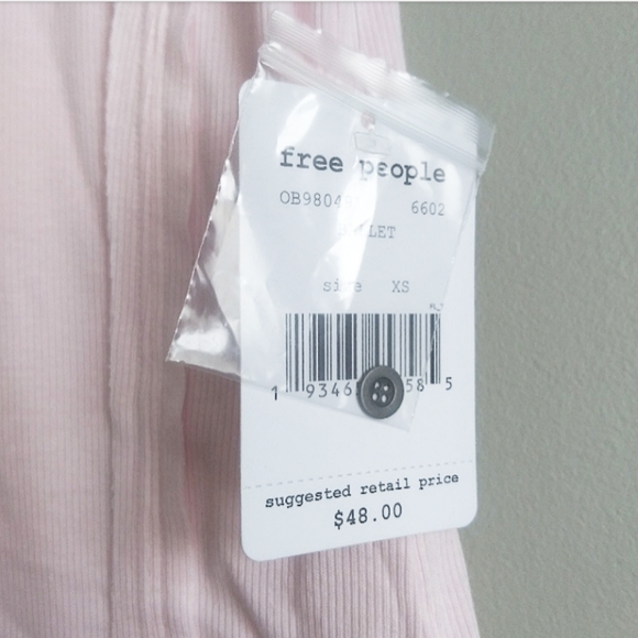 NWT Ballet Pink Lace High Neck Open Back Tank - Picture 6 of 6